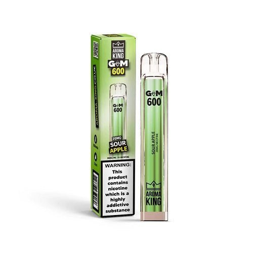 Buy Bulk Aroma King Gem 600 Disposable Vape Pod Device 20MG - Box of 10 - Vape Wholesale Mcr