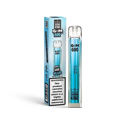 Buy Bulk Aroma King Gem 600 Disposable Vape Pod Device 20MG - Box of 10 - Vape Wholesale Mcr