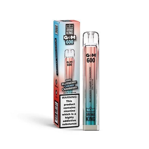 Buy Bulk Aroma King Gem 600 Disposable Vape Pod Device 20MG - Box of 10 - Vape Wholesale Mcr