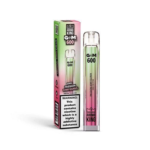 Buy Bulk Aroma King Gem 600 Disposable Vape Pod Device 20MG - Box of 10 - Vape Wholesale Mcr