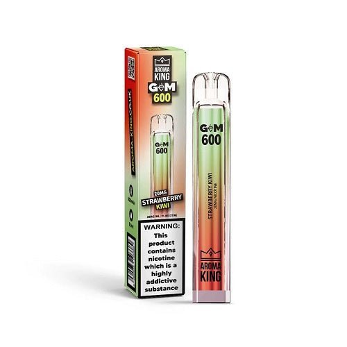 Buy Bulk Aroma King Gem 600 Disposable Vape Pod Device 20MG - Box of 10 - Vape Wholesale Mcr
