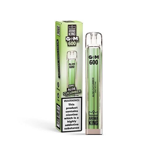Buy Bulk Aroma King Gem 600 Disposable Vape Pod Device 20MG - Box of 10 - Vape Wholesale Mcr