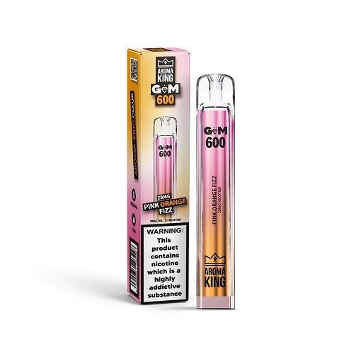 Buy Bulk Aroma King Gem 600 Disposable Vape Pod Device 20MG - Box of 10 - Vape Wholesale Mcr