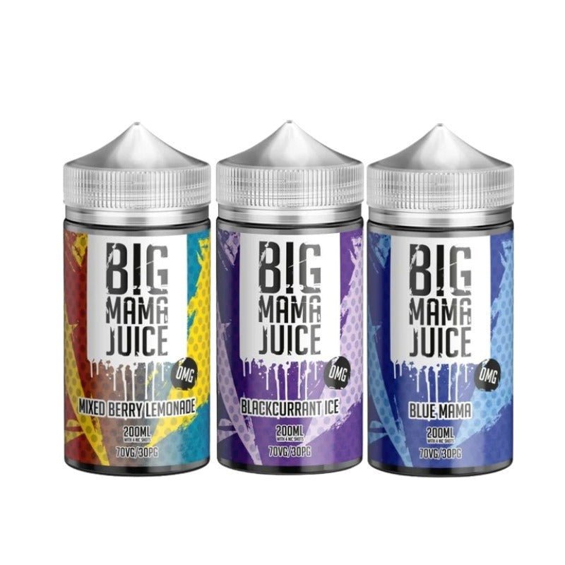 Big Mama Juice 200ml Shortfill-Blackcurrant Ice-vapeukwholesale