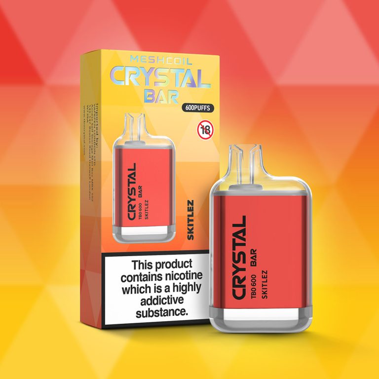 Buy Bulk Bloody Mary TBO Crystal Bar 600 Disposable Vape - Box of 10 - Vape Wholesale Mcr