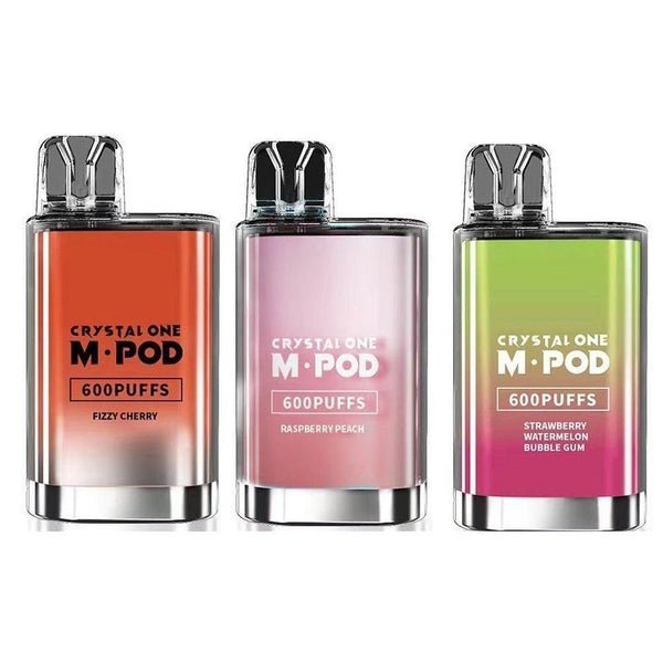 Buy Bulk Crystal One M Pod 600 Disposable Vape - Box of 10 - Vape Wholesale Mcr