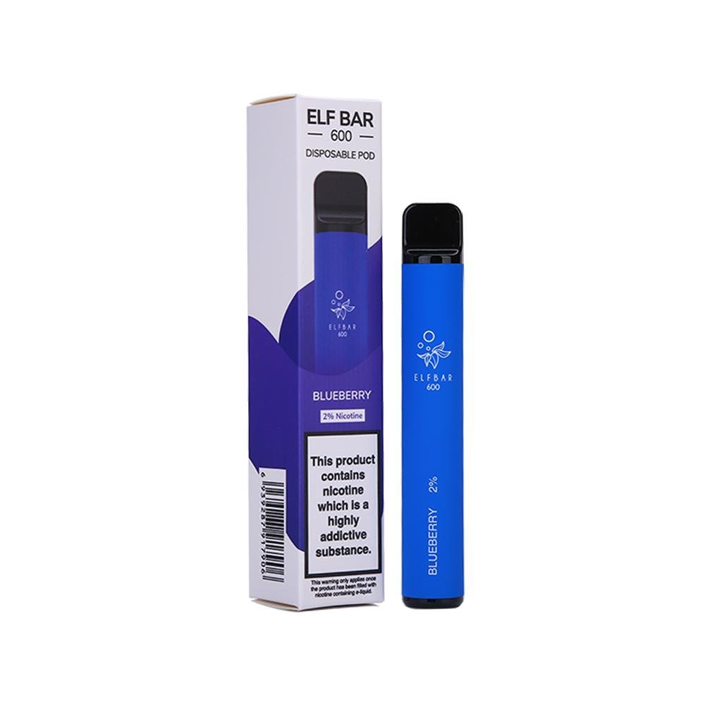 Buy Bulk Elf Bar 600 Puff Disposable Vape Pod Device Box of 10 - Vape Wholesale Mcr