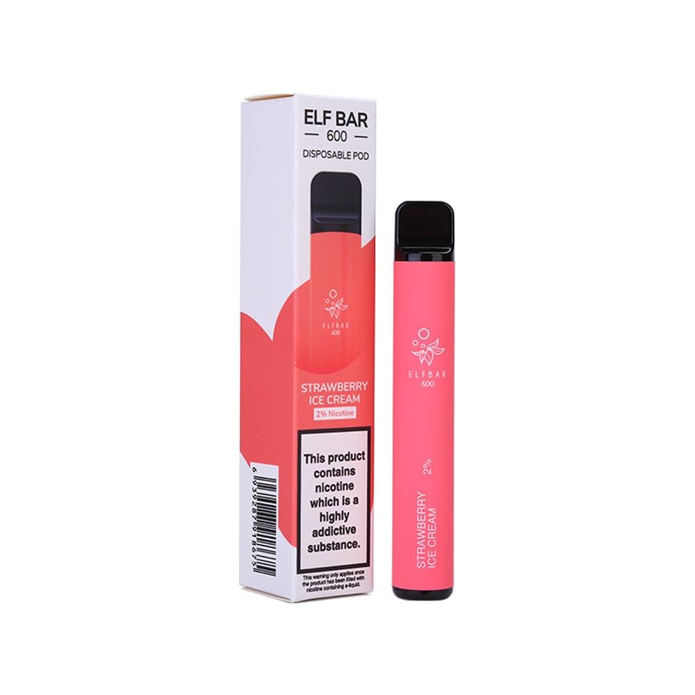 Buy Bulk Elf Bar 600 Puff Disposable Vape Pod Device Box of 10 - Vape Wholesale Mcr