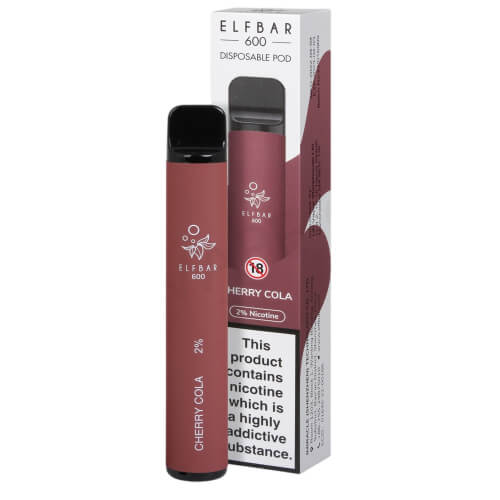 Elf Bar 600 Puff Disposable Vape Pod Device Box of 10 - Vape Wholesale Mcr