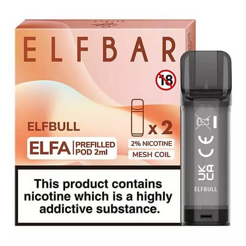 Elf Bar Elfa Pre-Filled Pods - Box of 10 - Vape Wholesale Mcr