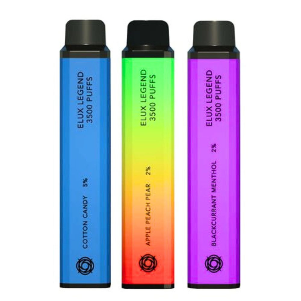 Buy Bulk Elux Legend 3500 Puffs Disposable Vape Puff Pod Box of 10 - Vape Wholesale Mcr