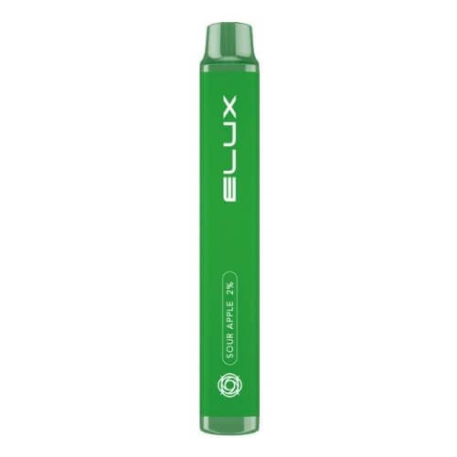 Elux Legend Mini 600 Disposable Vape Pod Device 20MG - Box of 10 - Sour Apple -Vapeuksupplier
