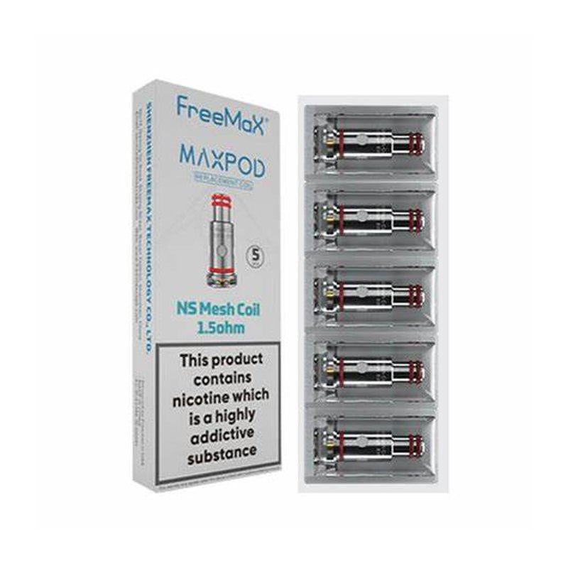 FREEMAX - MAXPOD COILS-5x NS Mesh 1.5ohm-vapeukwholesale