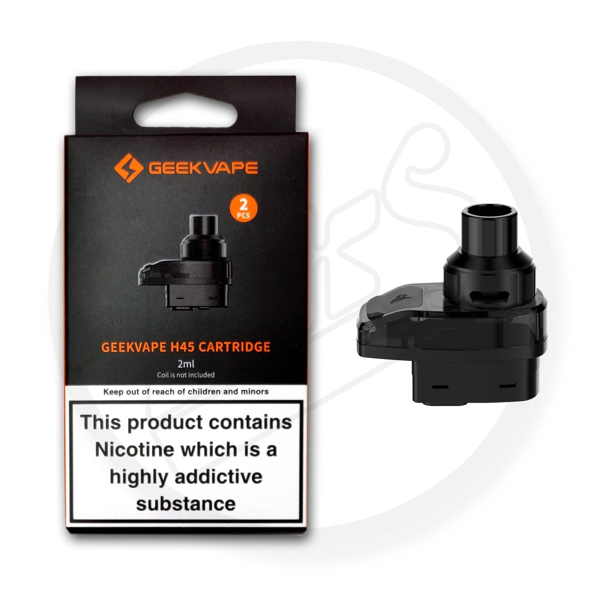 Buy Bulk GeekVape H45 Pods 2ML - Pack of 2 - Vape Wholesale Mcr