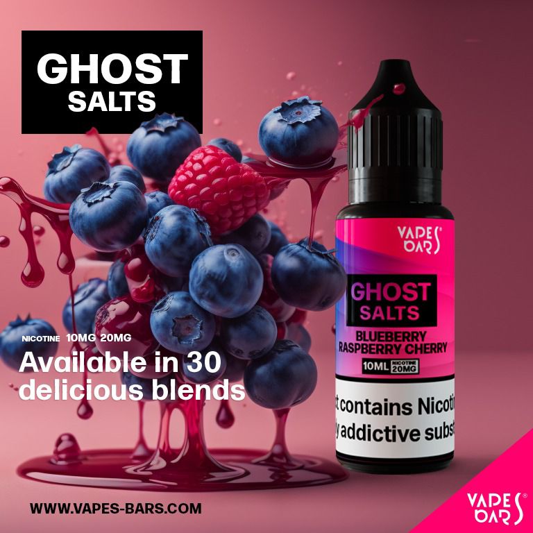 GHOST 3500 Nic Salts 10ml - Box of 10 - Vape Wholesale Mcr
