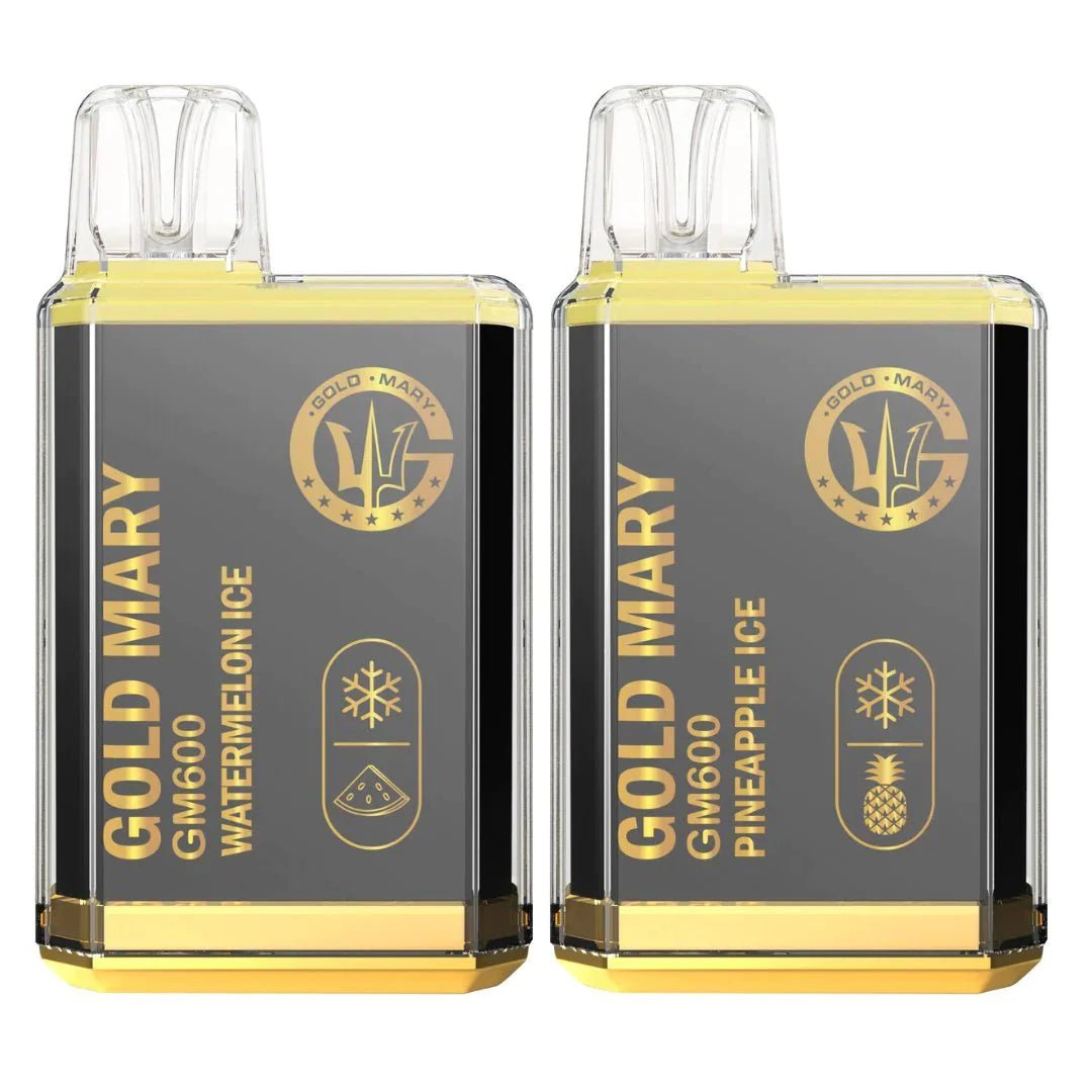 Gold Mary GM600 Disposable Vape Puff Bar Box of 10 - Vape Wholesale Mcr