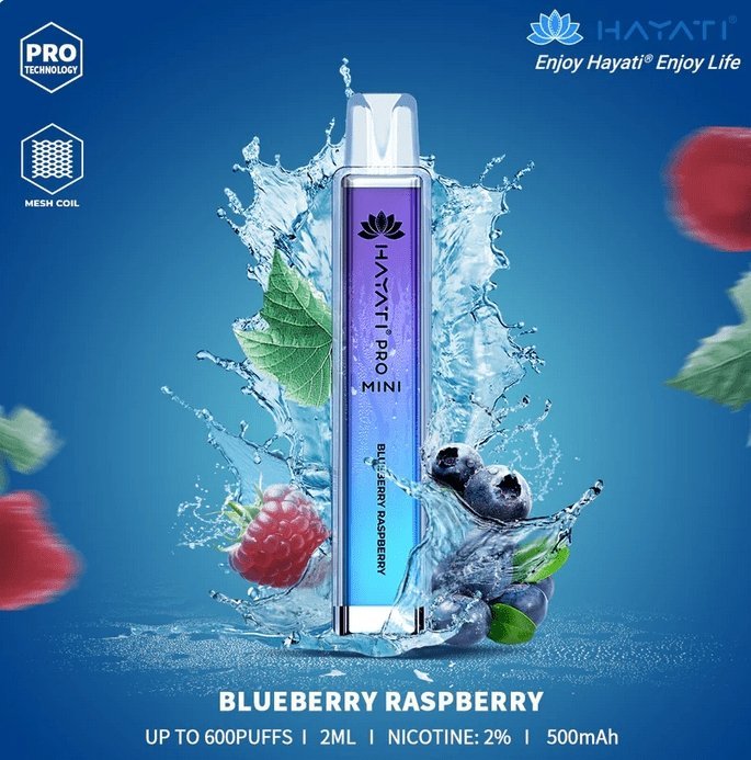 Buy Bulk Hayati Crystal Mini Pro 600 Disposable Vape Pod Box of 10 - Vape Wholesale Mcr