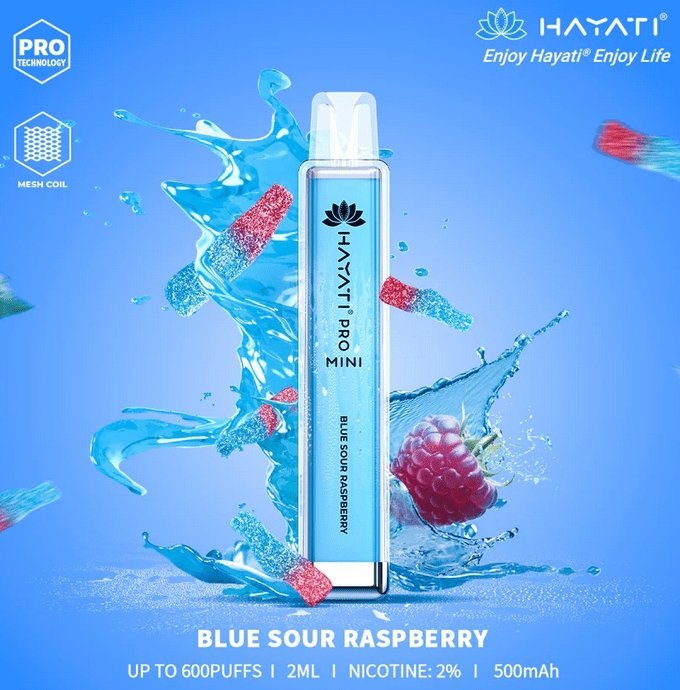 Buy Bulk Hayati Crystal Mini Pro 600 Disposable Vape Pod Box of 10 - Vape Wholesale Mcr