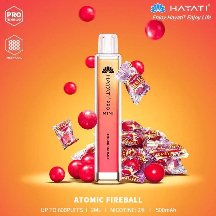 Buy Bulk Hayati Crystal Mini Pro 600 Disposable Vape Pod Box of 10 - Vape Wholesale Mcr