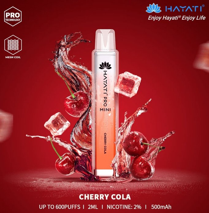 Buy Bulk Hayati Crystal Mini Pro 600 Disposable Vape Pod Box of 10 - Vape Wholesale Mcr