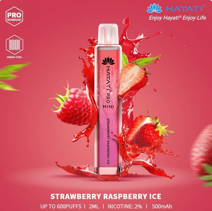 Buy Bulk Hayati Crystal Mini Pro 600 Disposable Vape Pod Box of 10 - Vape Wholesale Mcr