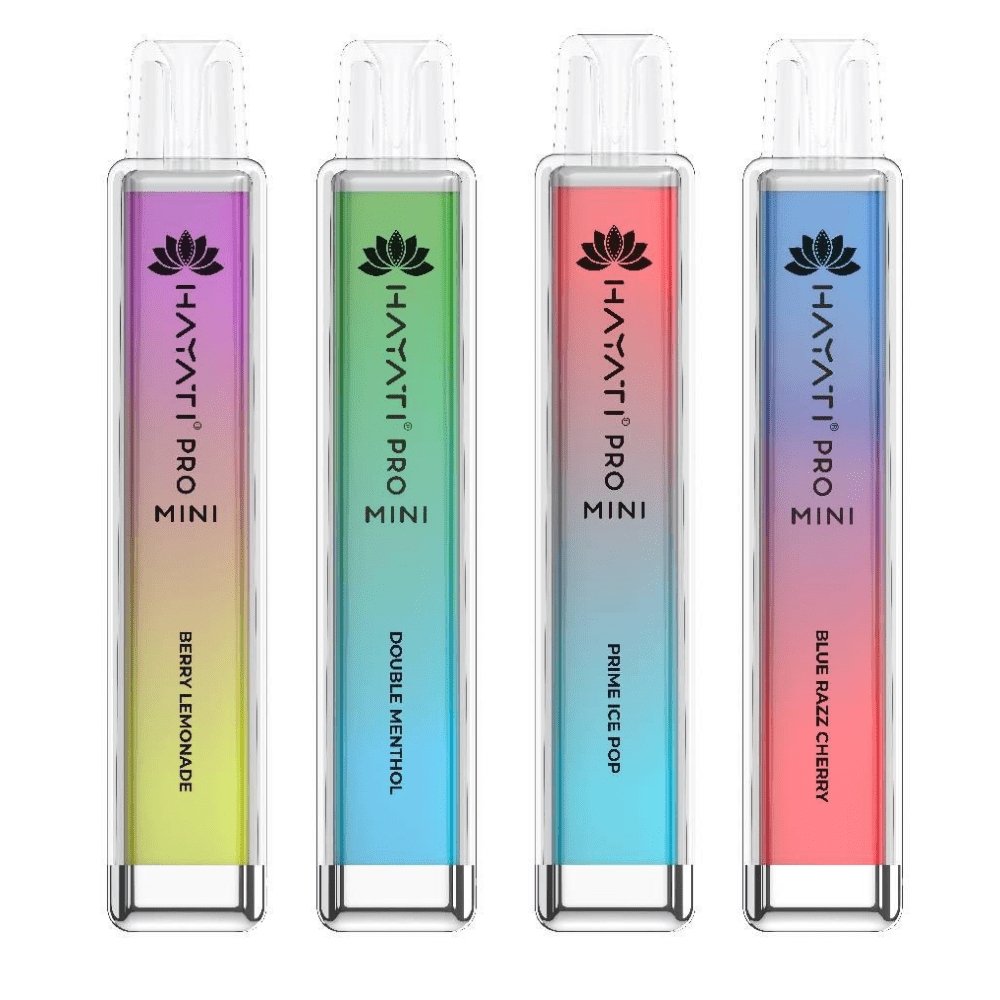 Buy Bulk Hayati Crystal Mini Pro 600 Disposable Vape Pod Box of 10 - Vape Wholesale Mcr