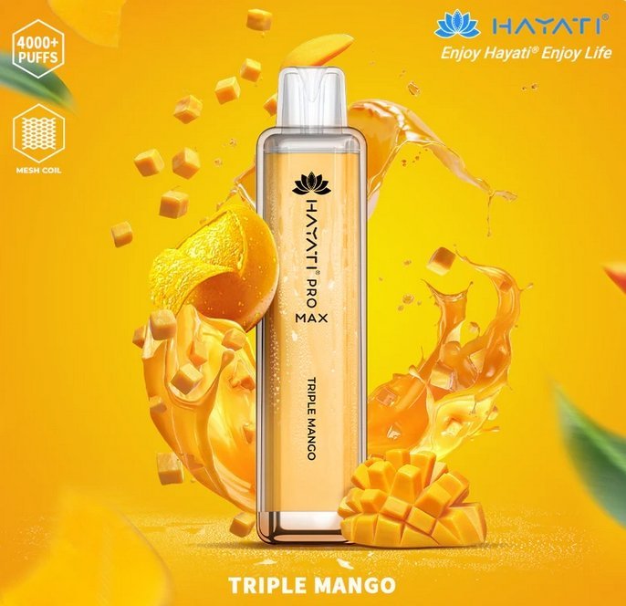 Buy Bulk Hayati Pro Max 4000 Puffs Disposable Vape Puff Bar Box of 10 - Vape Wholesale Mcr