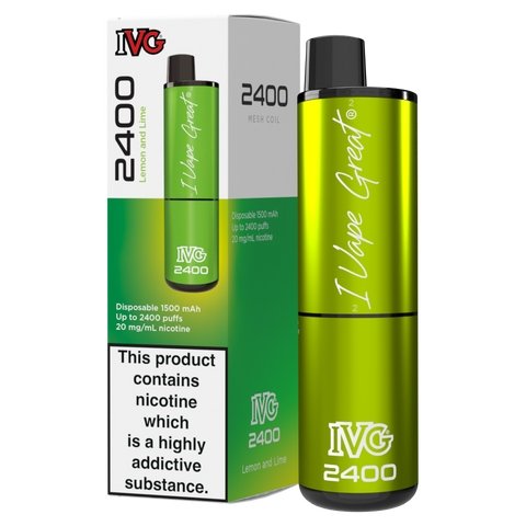 Buy Bulk IVG 2400 Disposable Vape Pod Puff Bar Box of 5 - Vape Wholesale Mcr
