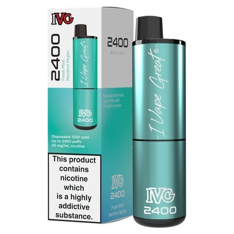 Buy Bulk IVG 2400 Disposable Vape Pod Puff Bar Box of 5 - Vape Wholesale Mcr