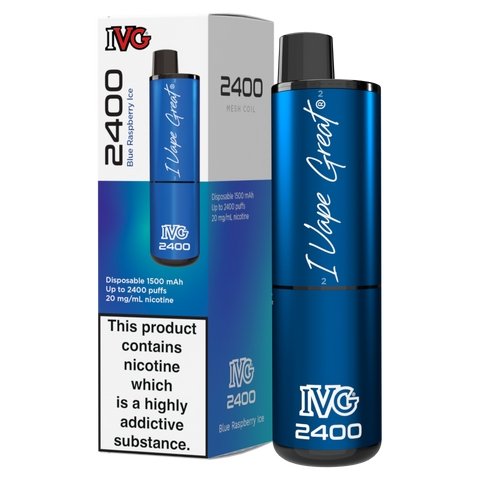 Buy Bulk IVG 2400 Disposable Vape Pod Puff Bar Box of 5 - Vape Wholesale Mcr
