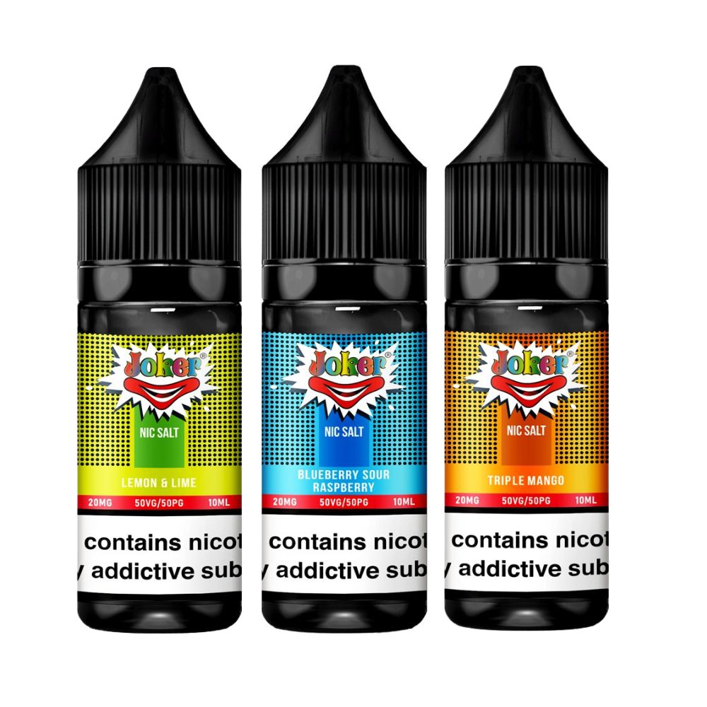 Joker Nic Salt 10ml E-liquids - Box of 10 - Vape Wholesale Mcr