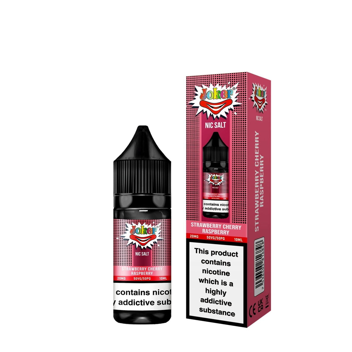 Joker Nic Salt 10ml E-liquids - Box of 10 - Vape Wholesale Mcr