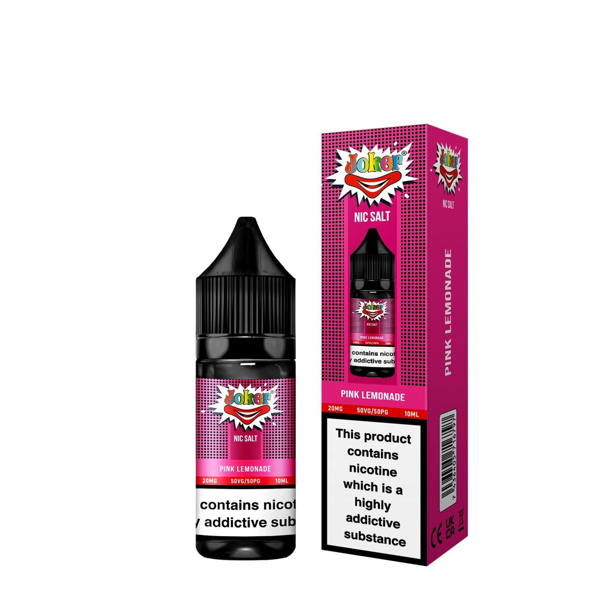 Joker Nic Salt 10ml E-liquids - Box of 10 - Vape Wholesale Mcr