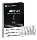 Buy Bulk KangerTech MT32 Coil - Pack of 5 - Vape Wholesale Mcr