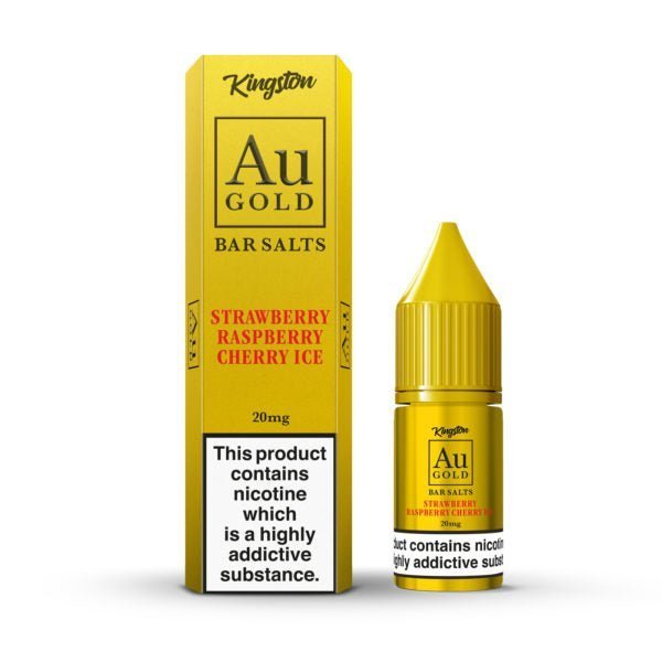 Buy Bulk Kingston Au Gold Bar Salts 10ml E - liquids - Box of 10 - Vape Wholesale Mcr
