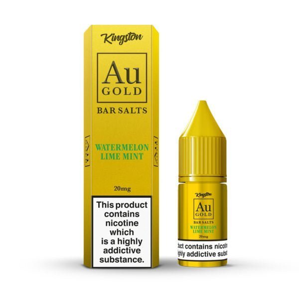 Buy Bulk Kingston Au Gold Bar Salts 10ml E - liquids - Box of 10 - Vape Wholesale Mcr