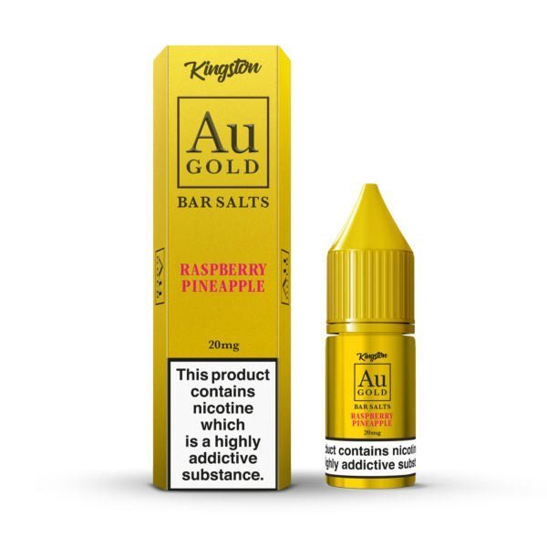 Buy Bulk Kingston Au Gold Bar Salts 10ml E - liquids - Box of 10 - Vape Wholesale Mcr