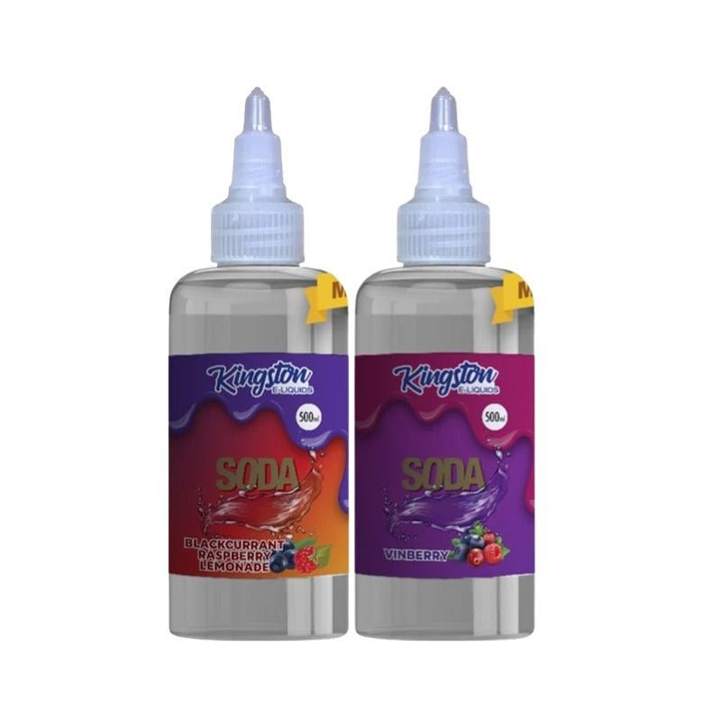 Kingston E-liquids Soda 500ml Shortfill - Vape Wholesale Mcr