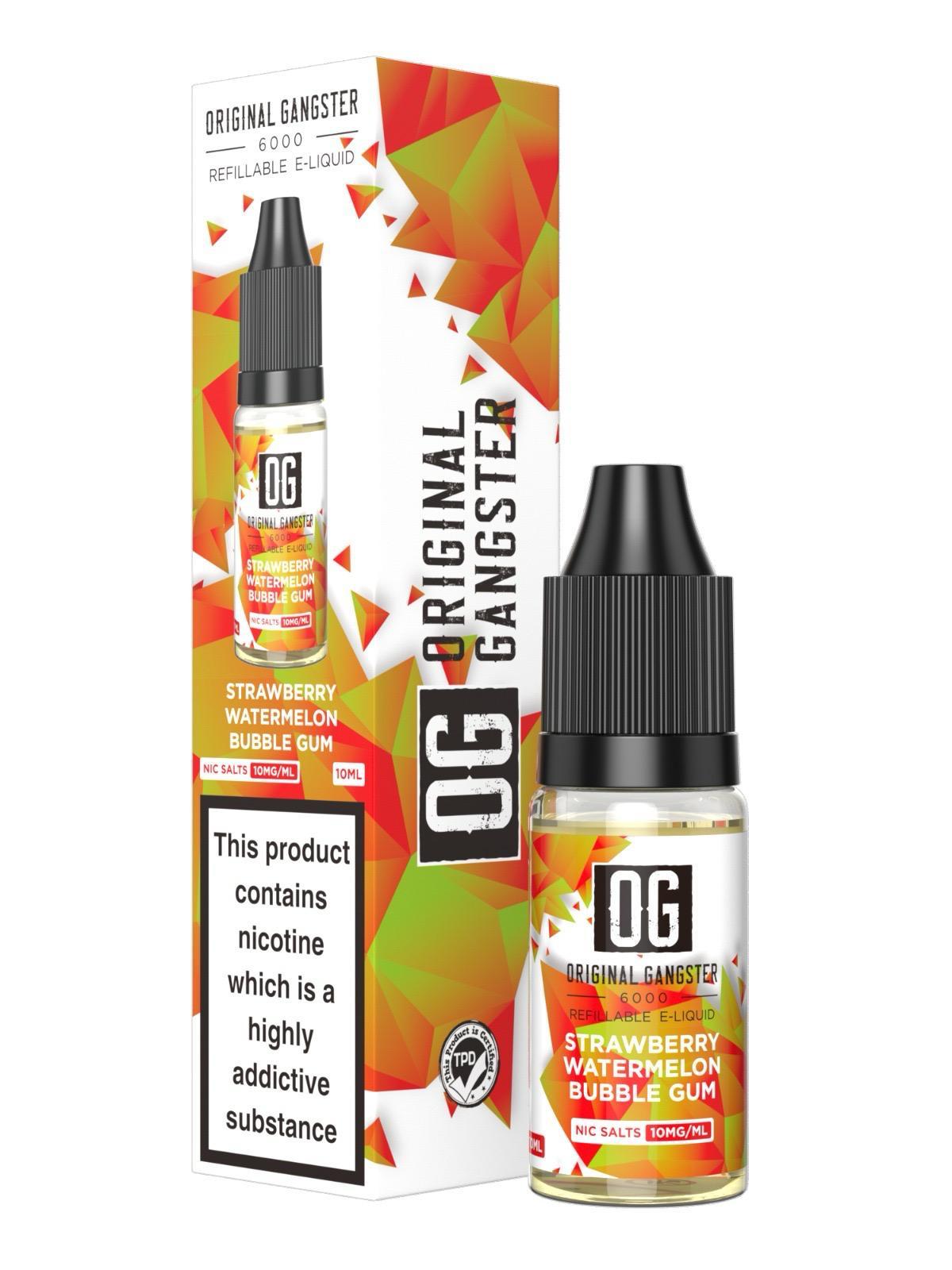 OG Original Gangster 6000 Salt 10ml ( Box of 10 ) - Vape Wholesale Mcr