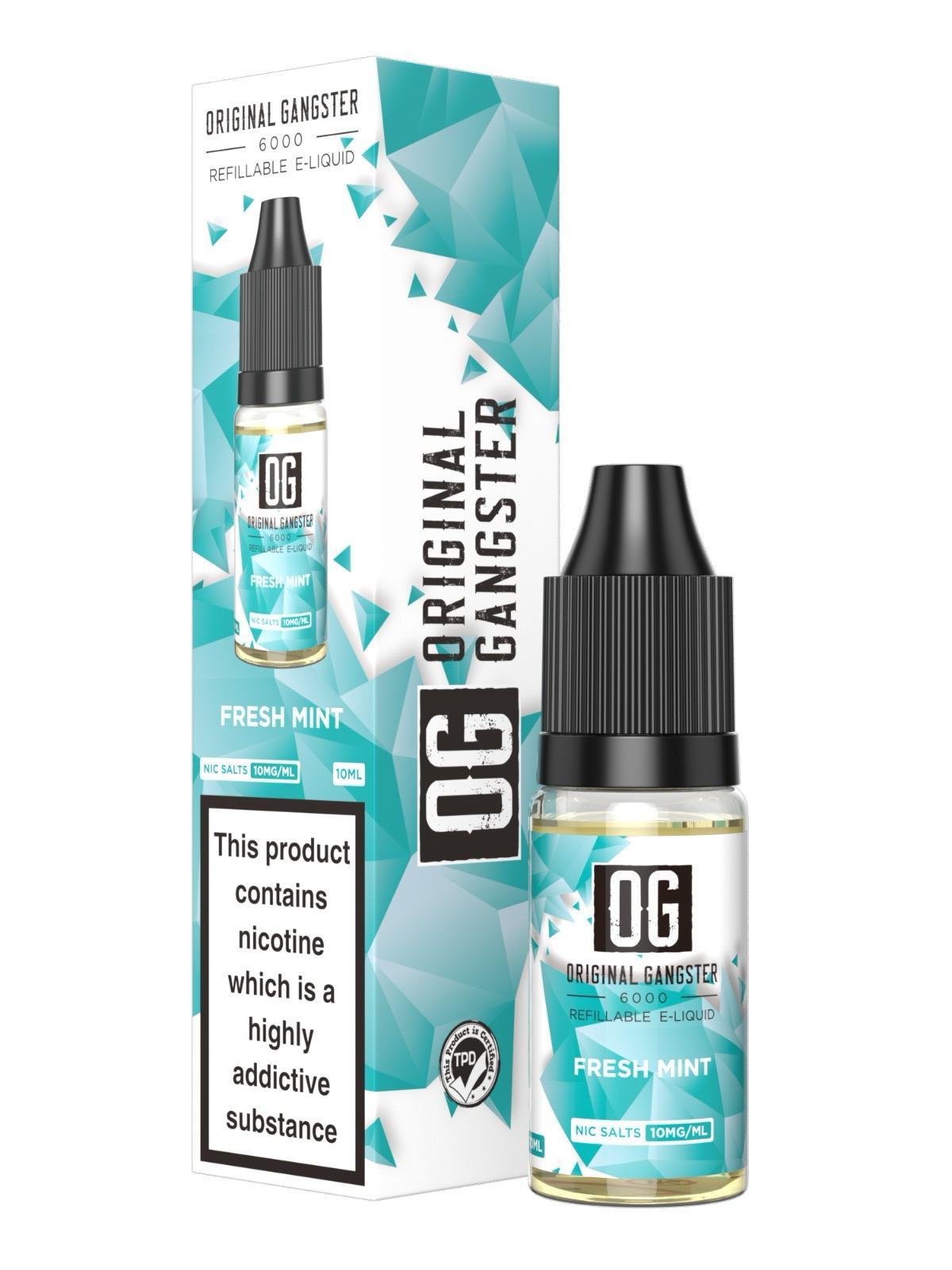 OG Original Gangster 6000 Salt 10ml ( Box of 10 ) - Vape Wholesale Mcr