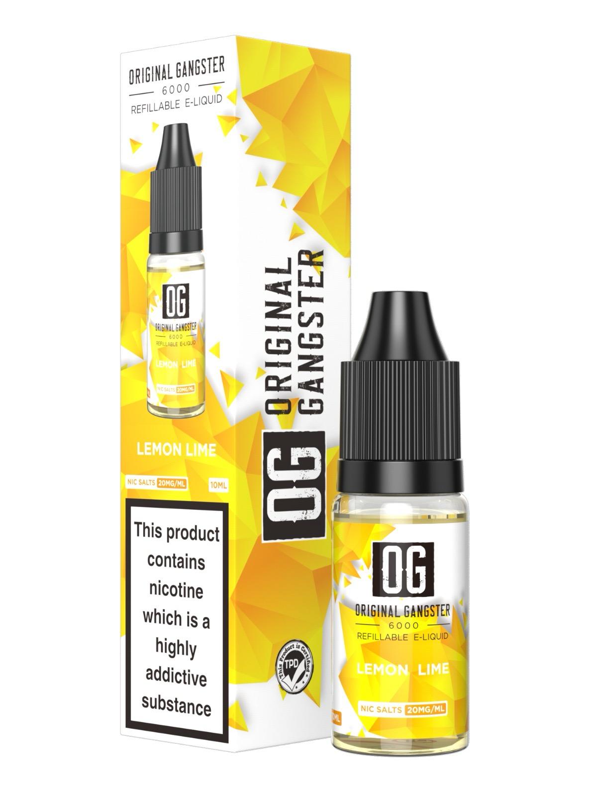 OG Original Gangster 6000 Salt 10ml ( Box of 10 ) - Vape Wholesale Mcr