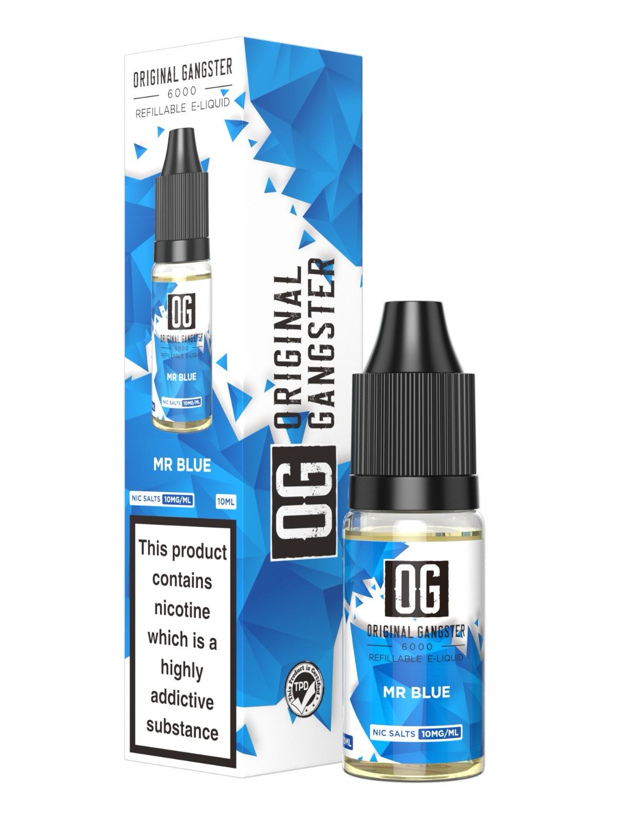 OG Original Gangster 6000 Salt 10ml ( Box of 10 ) - Vape Wholesale Mcr