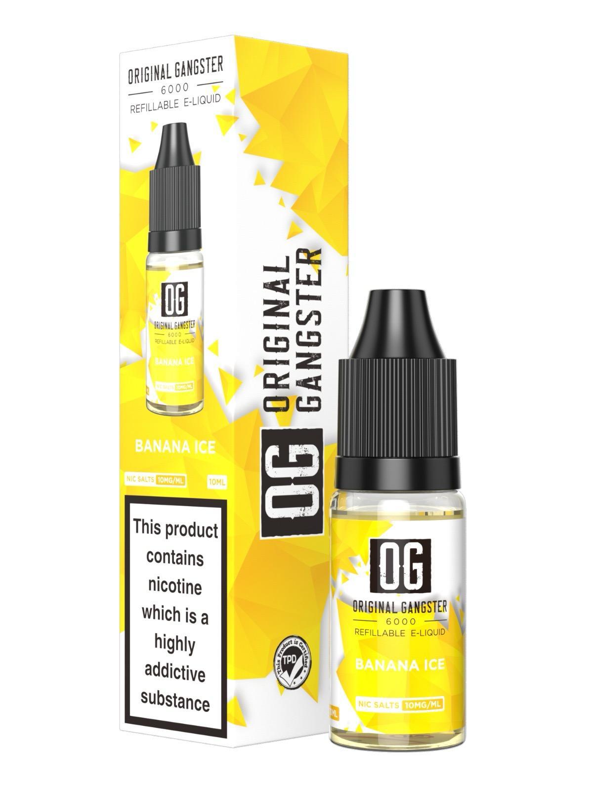 OG Original Gangster 6000 Salt 10ml ( Box of 10 ) - Vape Wholesale Mcr