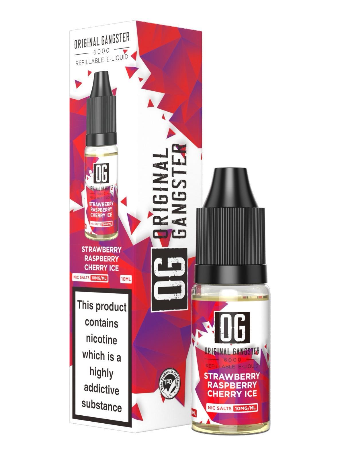 OG Original Gangster 6000 Salt 10ml ( Box of 10 ) - Vape Wholesale Mcr