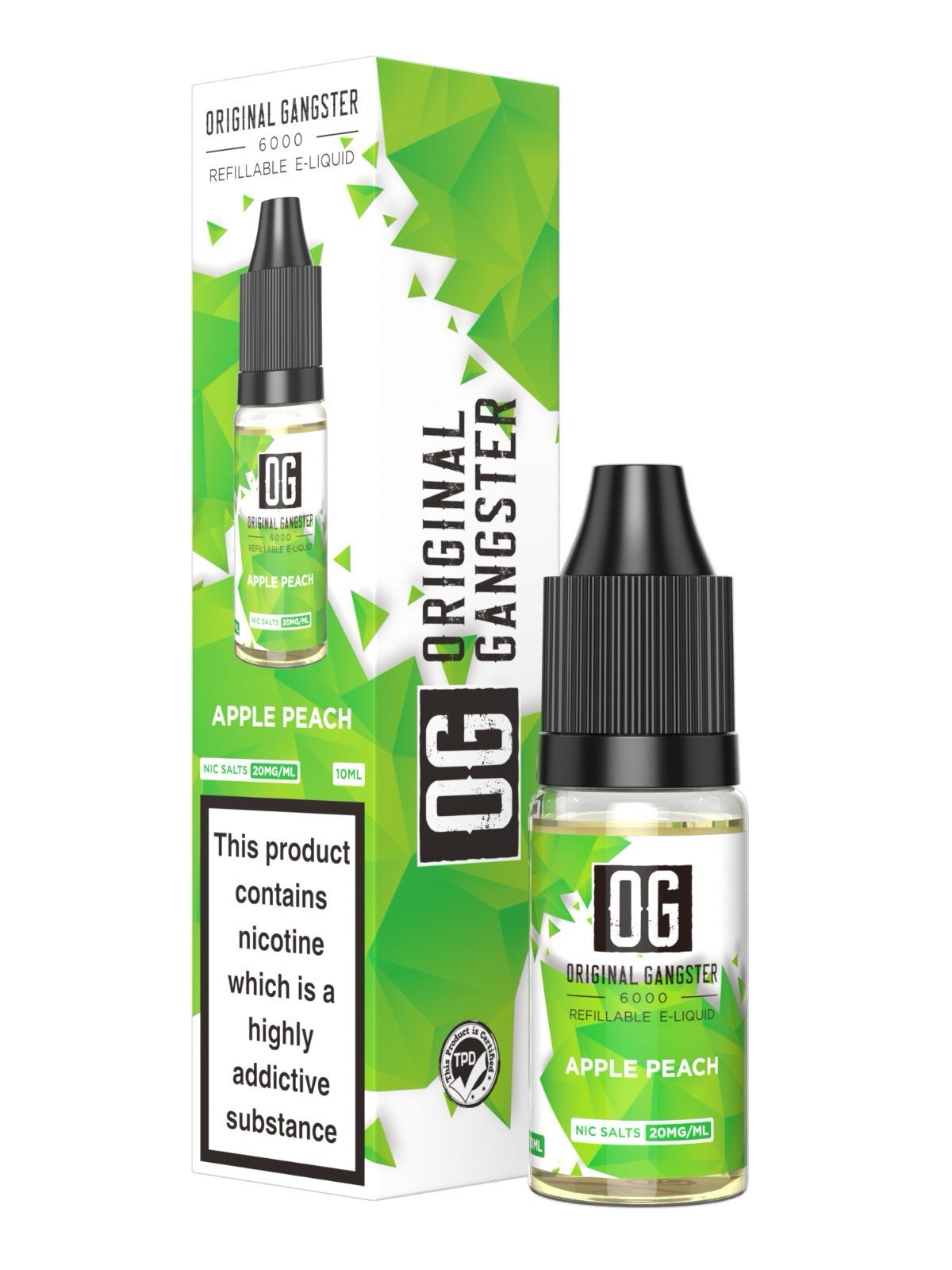 OG Original Gangster 6000 Salt 10ml ( Box of 10 ) - Vape Wholesale Mcr