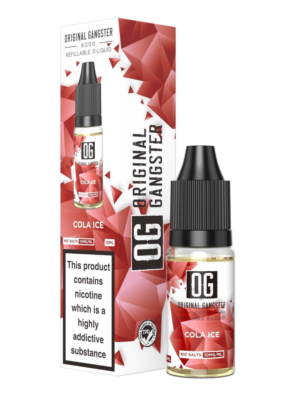 OG Original Gangster 6000 Salt 10ml ( Box of 10 ) - Vape Wholesale Mcr