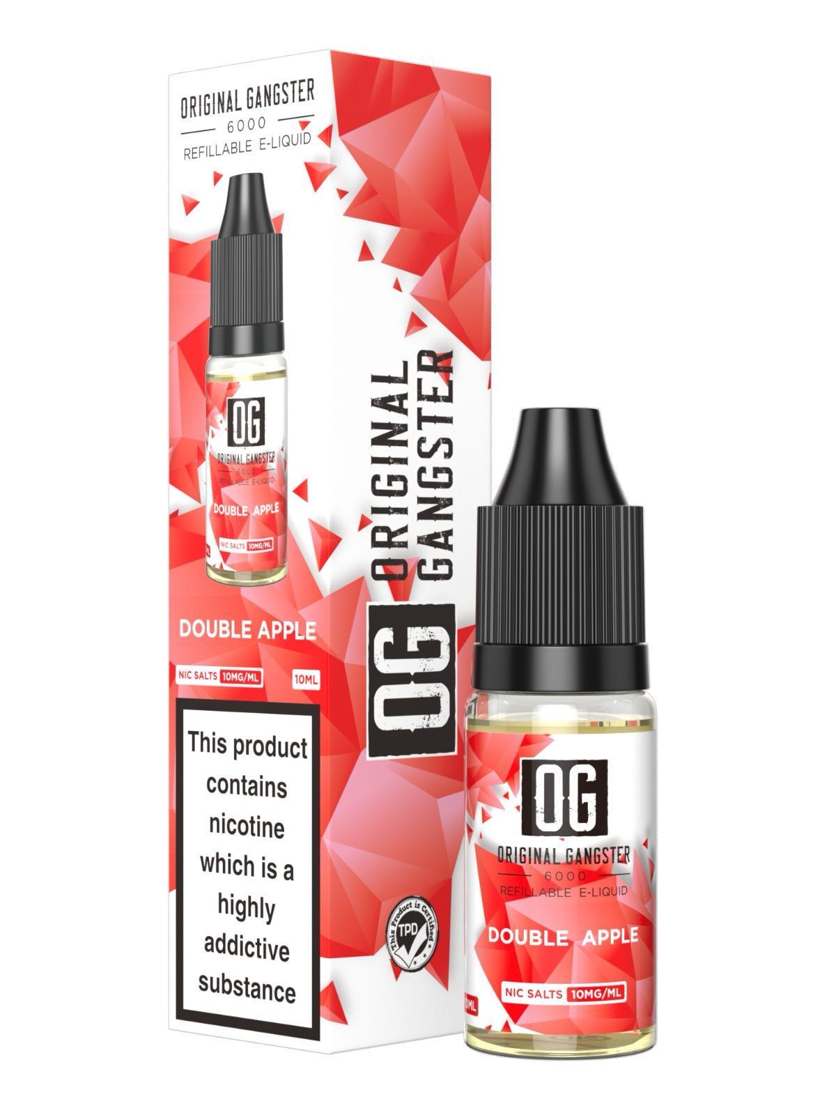 OG Original Gangster 6000 Salt 10ml ( Box of 10 ) - Vape Wholesale Mcr