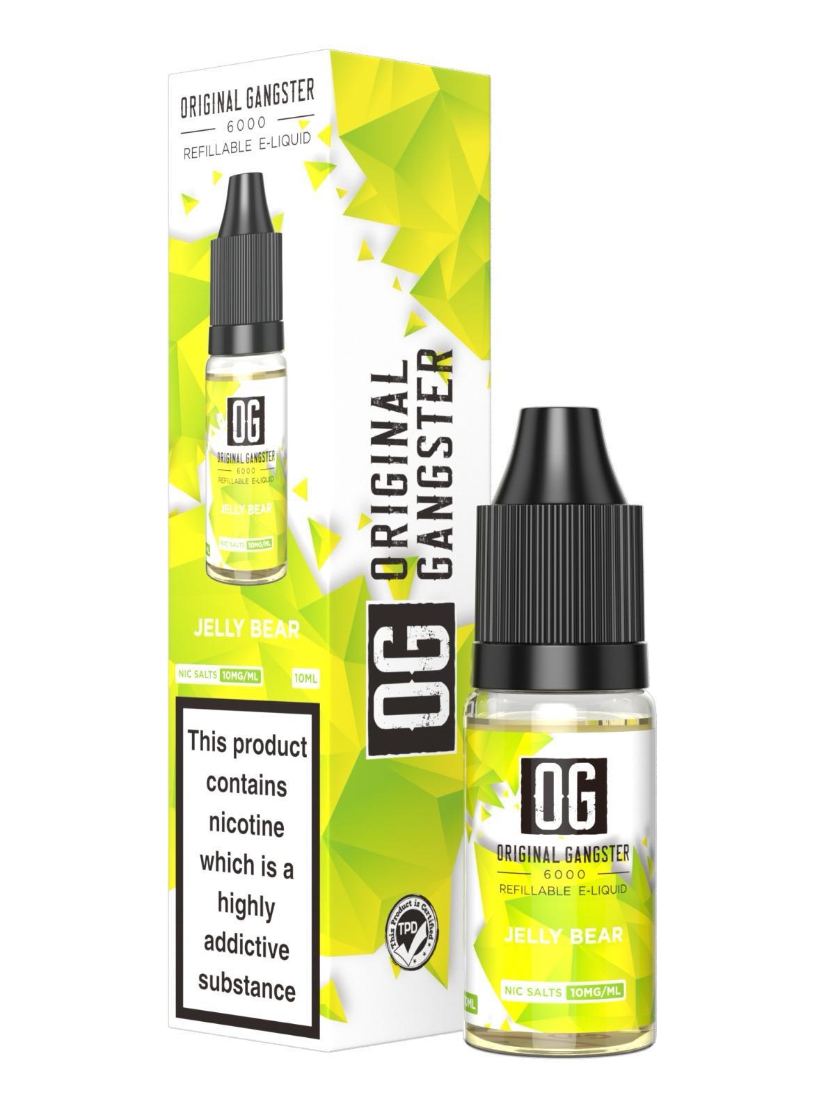 OG Original Gangster 6000 Salt 10ml ( Box of 10 ) - Vape Wholesale Mcr