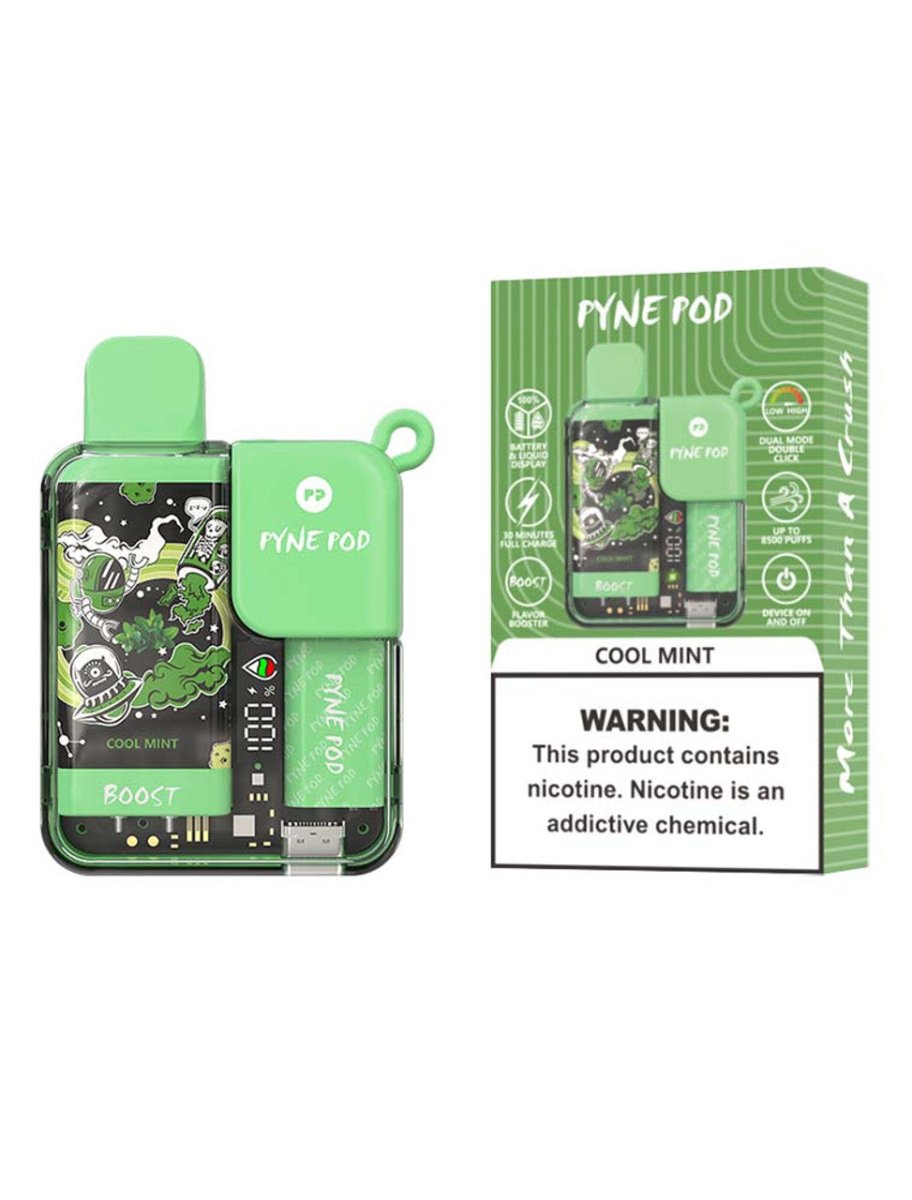 Pyne Pod Boost 8500 Disposable Vape Pod (BOX OF 5) - Vape Wholesale Mcr