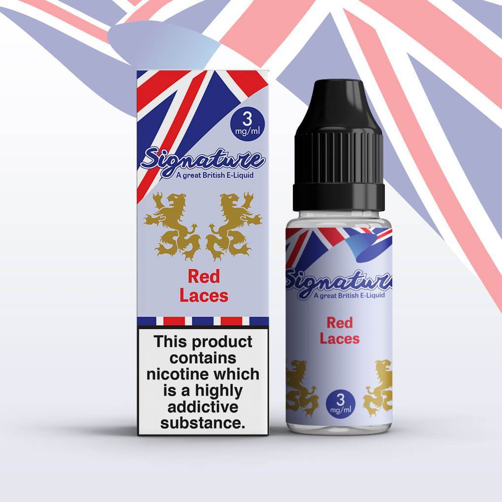 Buy Bulk Signature - Red Laces - 10ml (Pack of 10) - Vape Wholesale Mcr
